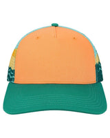 LOCALE Plain Front Five-Panel Trucker Cap