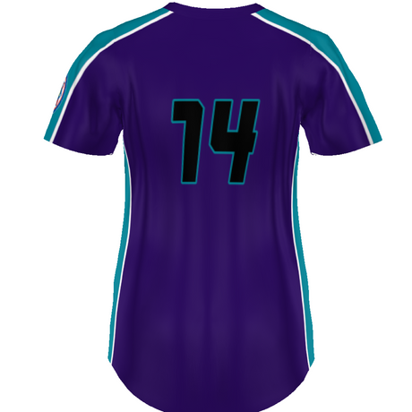 Holloway Babe Ruth Ladies Sublimiated Lightweight Short Sleve Softball Jersey Team Softball Jerseys