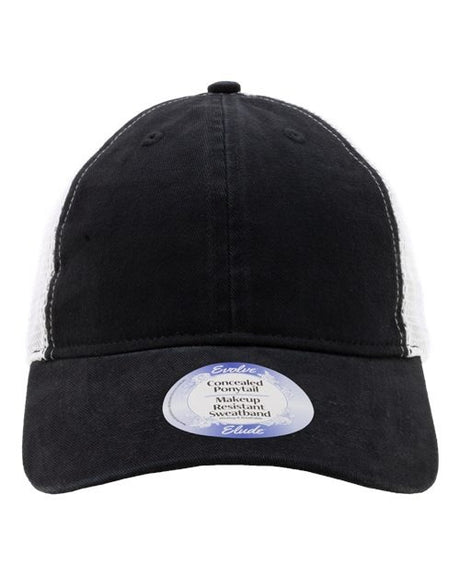 Infinity Her Women's Peached Twill Mesh Back Cap-1
