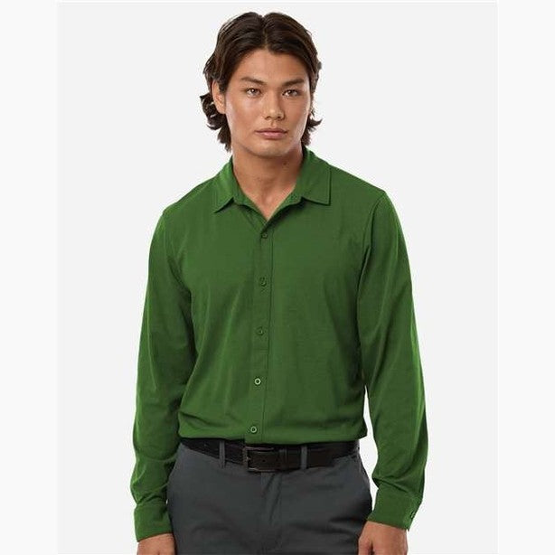 AllPro Men's Pro-Flex Sorona Button Down Shirt-3