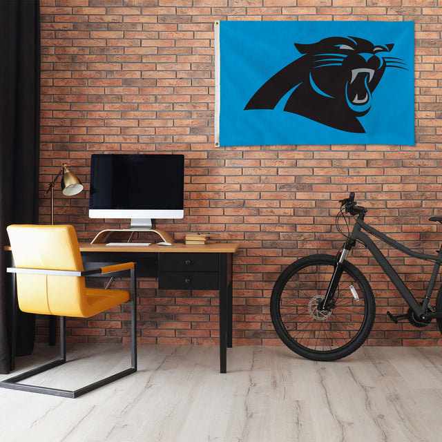 Rico Industries NFL  Carolina Panthers Standard 3' x 5' Banner Flag-1
