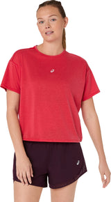 Asics Women's Nagino Run Short Sleeve Top-1