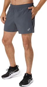 Asics Men's Silver 5-Inch Shorts-3