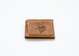 Rico Industries NFL  Minnesota Vikings  Laser Engraved Billfold Wallet-2