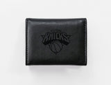 Rico Industries NBA  New York Knicks  Laser Engraved Faux Leather Trifold Wallet-1