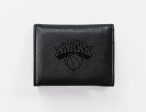 Rico Industries NBA  New York Knicks  Laser Engraved Faux Leather Trifold Wallet-1