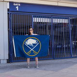 Rico Industries NHL  Buffalo Sabres Standard 3' x 5' Banner Flag-4