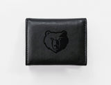 Rico Industries NBA  Memphis Grizzlies  Laser Engraved Faux Leather Trifold Wallet-1