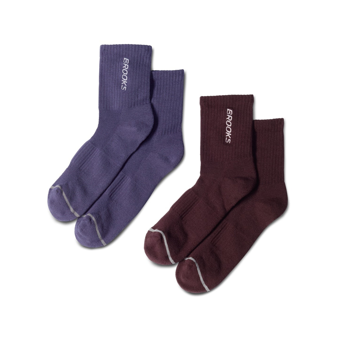 Brooks Reset Crew Socks 2-Pack-3