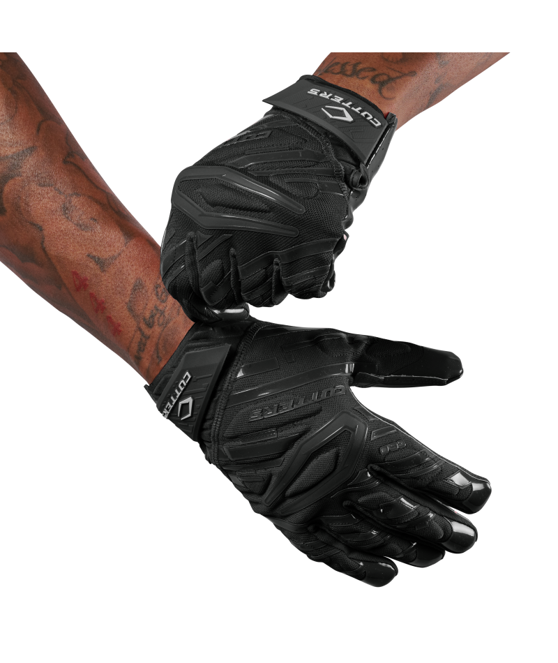 Cutters Adult Gamer 6.0 Padded Receiver Gloves Football Gloves Adult