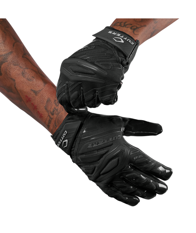 Cutters Adult Gamer 6.0 Padded Receiver Gloves Football Gloves Adult