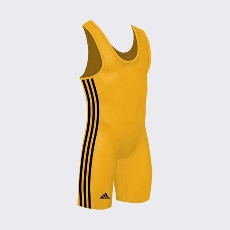 adidas Youth 3 Stripes Wrestling Singlet-1