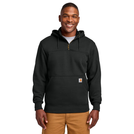 Carhartt Men's   Tall Rain Defender   Paxton Heavyweight Hooded Zip Mock Sweatshirt CTT100617