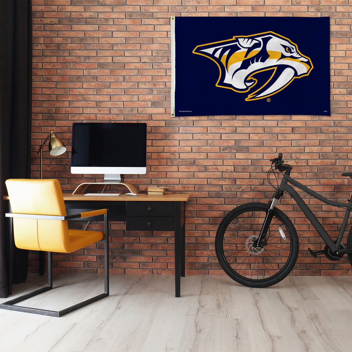 Rico Industries NHL  Nashville Predators Standard 3' x 5' Banner Flag-1