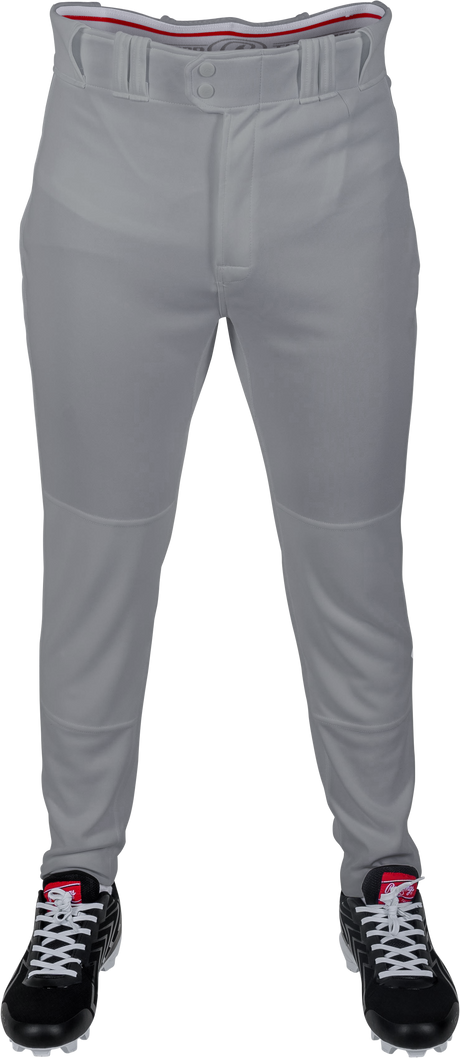Rawlings Adult Plated Solid Pro Taper Fit Baseball Pants-1