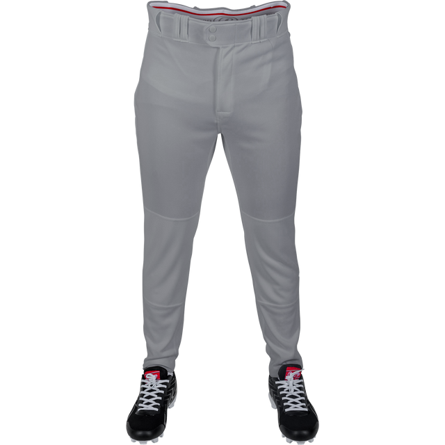 Rawlings Adult Plated Solid Pro Taper Fit Baseball Pants-1