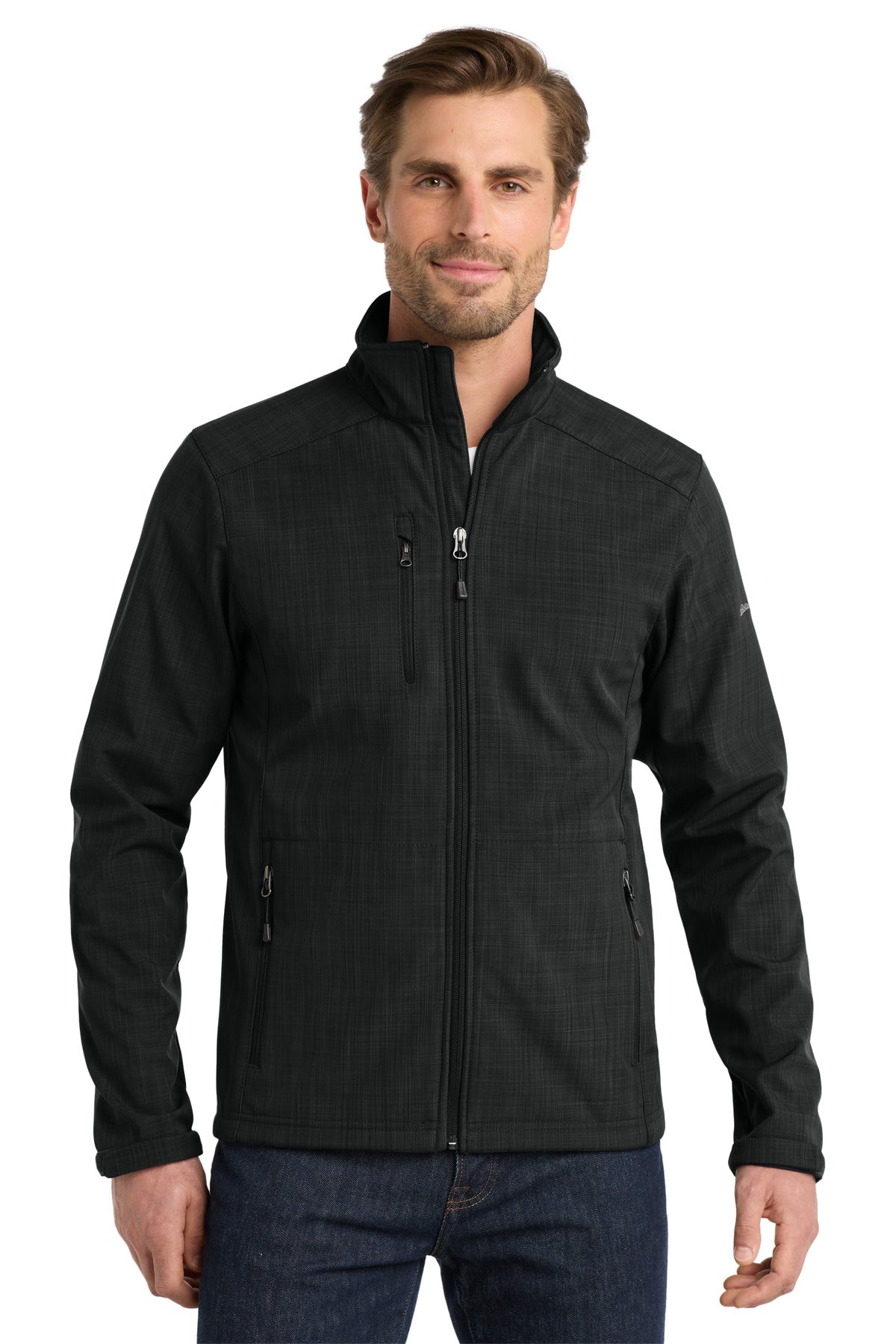Eddie Bauer Men's   Shaded Crosshatch Soft Shell Jacket