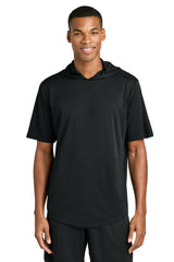 Sport-Tek Men's   Club Short Sleeve Hoodie ST445