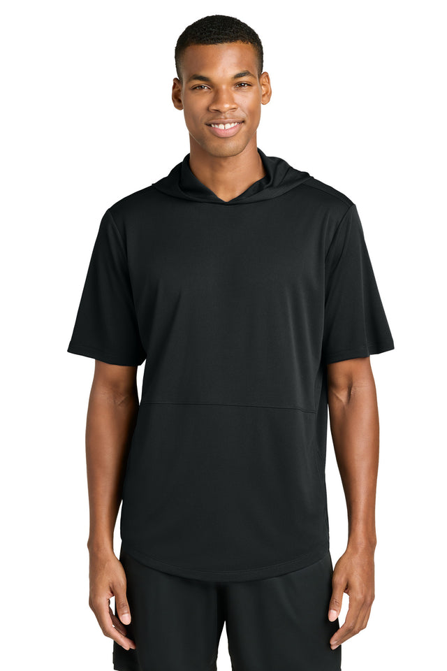 Sport-Tek Men's   Club Short Sleeve Hoodie ST445