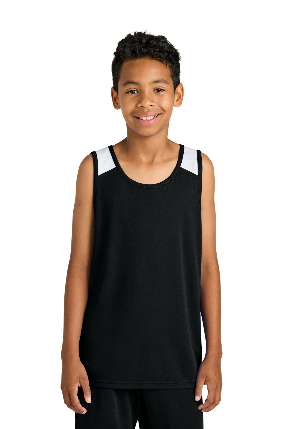 Sport-Tek Youth   Club Track Tank YST446