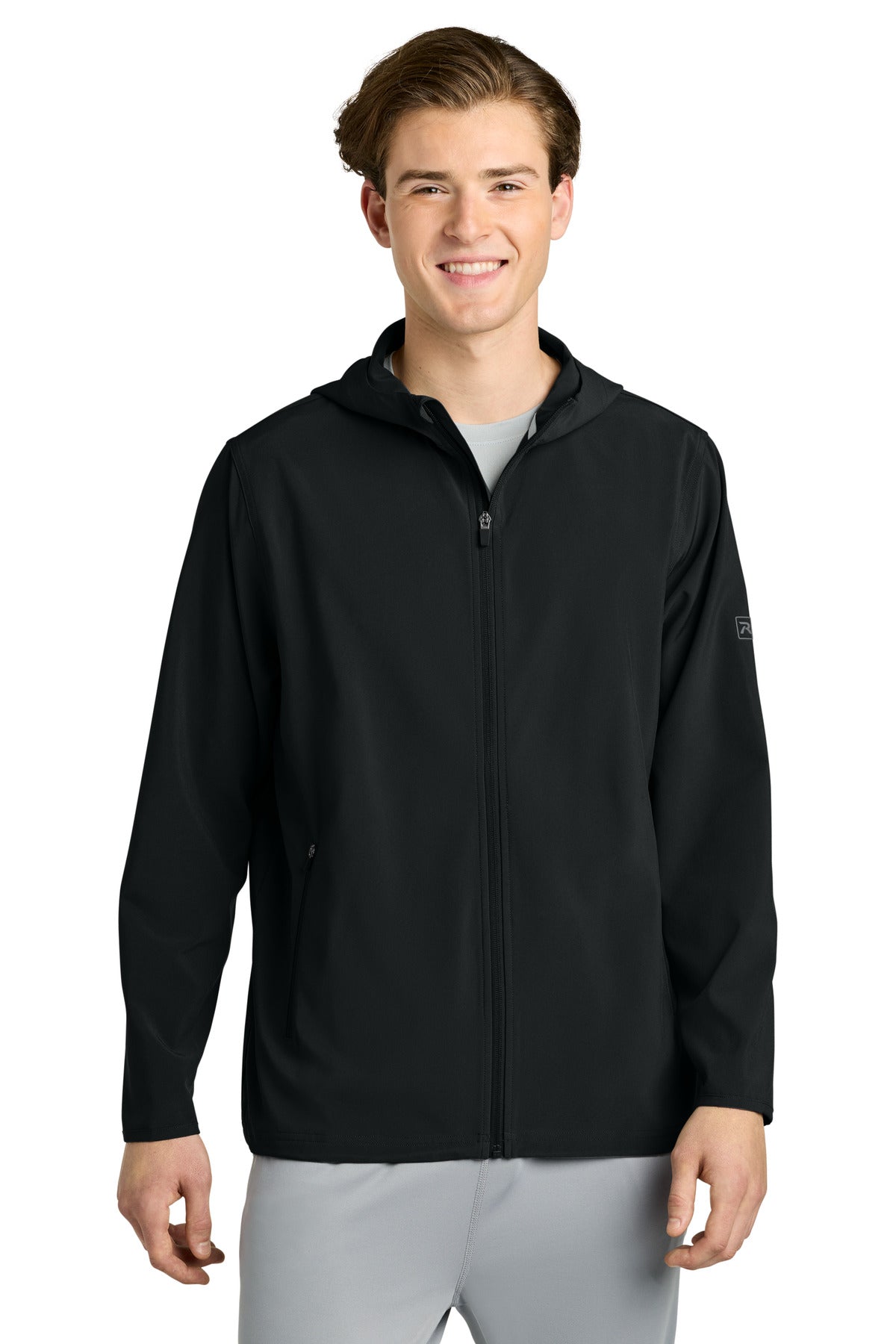 Richardson Men's Barrage Hooded Wind Jacket RA7400FZH