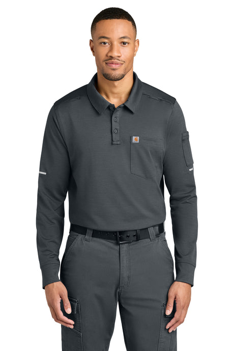 Carhartt Men's   Field & Rescue Long Sleeve Polo CTC16129
