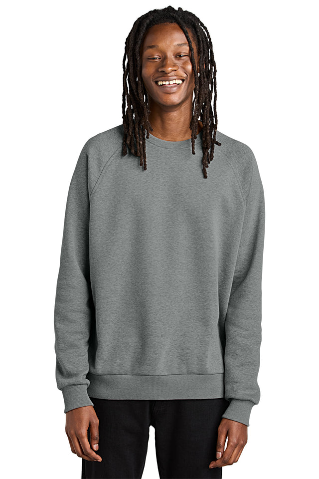 AllMade Men's   Organic CVC Fleece Crewneck Sweatshirt AL5004