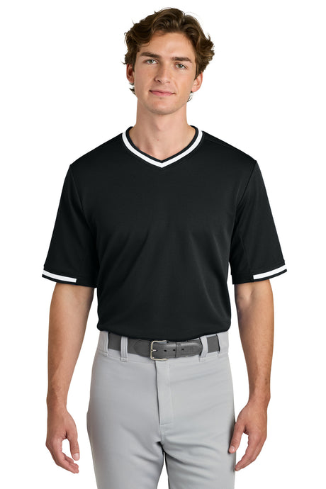 Sport-Tek Men's   Tough Mesh V-Neck Baseball Jersey ST221