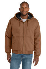 CornerStone Men's   Duck Cloth Hooded Work Jacket