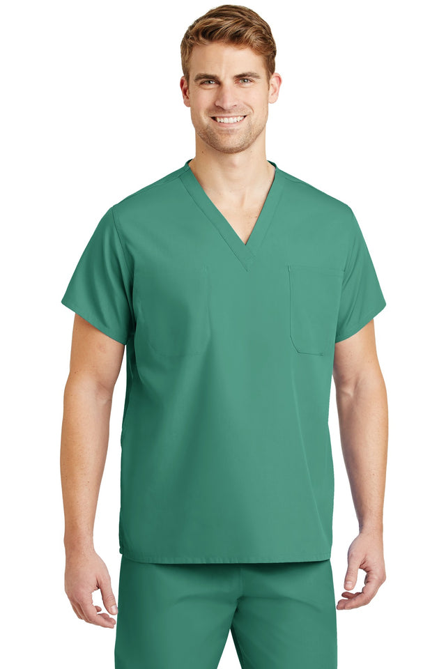 CornerStone Men's   Reversible V-Neck Scrub Top
