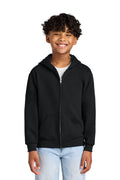 Jerzees Youth   NuBlend   Full-Zip Hooded Sweatshirt