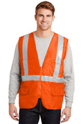 CornerStone Men's   ANSI 107 Class 2 Mesh Back Safety Vest