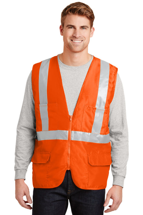CornerStone Men's   ANSI 107 Class 2 Mesh Back Safety Vest