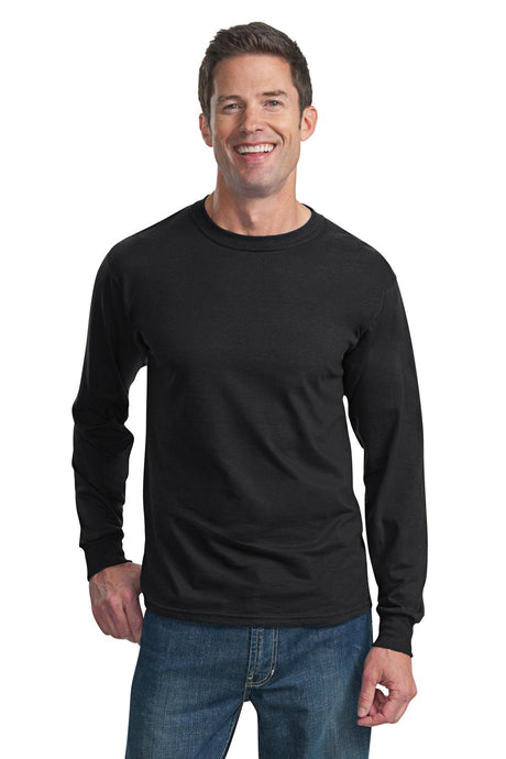 Fruit of the Loom Men's   HD Cotton   100% Cotton Long Sleeve T-Shirt
