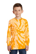 Port & Co Youth   Tie-Dye Long Sleeve Tee