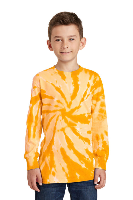 Port & Co Youth   Tie-Dye Long Sleeve Tee
