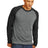 Alternative Apparel Men's Champ Colorblock Eco  Fleece Sweatshirt