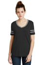 Alternative Apparel Women's Varsity Vintage 50/50 Tee