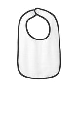 Rabbit Skins Men's   Infant Contrast Trim Terry Bib