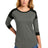 New Era Women's    Heritage Blend 3/4-Sleeve Baseball Raglan Tee