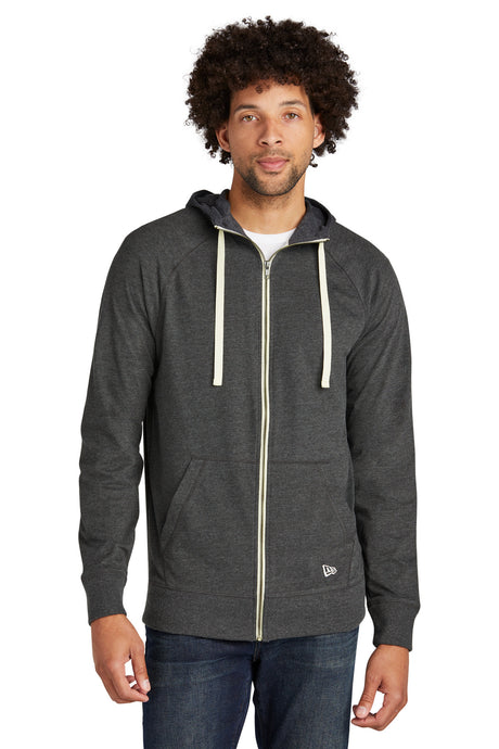 New Era Men's    Sueded Cotton Blend Full-Zip Hoodie