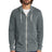 Alternative Apparel Men's Burnout Laid-Back Zip Hoodie