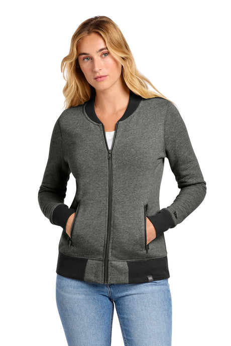 New Era Women's   French Terry Baseball Full-Zip