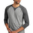 New Era Men's    Sueded Cotton Blend 3/4-Sleeve Baseball Raglan Tee