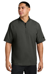New Era Men's    Cage Short Sleeve 1/4-Zip Jacket