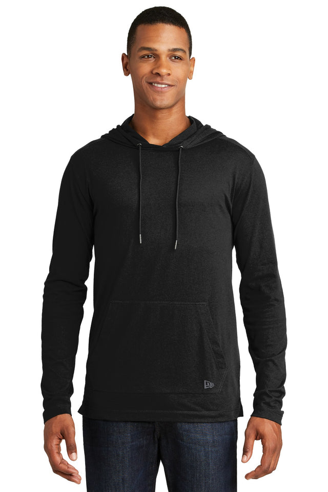 New Era Men's    Tri-Blend Performance Pullover Hoodie Tee