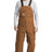 Carhartt Men's    Duck Quilt-Lined Zip-To-Thigh Bib Overalls