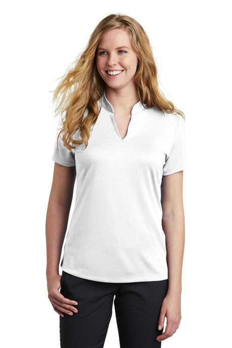 Nike Women's Dri-FIT Hex Textured V-Neck Top