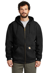 Carhartt Men's    Rain Defender    Rutland Thermal-Lined Hooded Zip-Front Sweatshirt