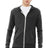 Bella + Canvas Men's    Triblend Full-Zip Lightweight Hoodie